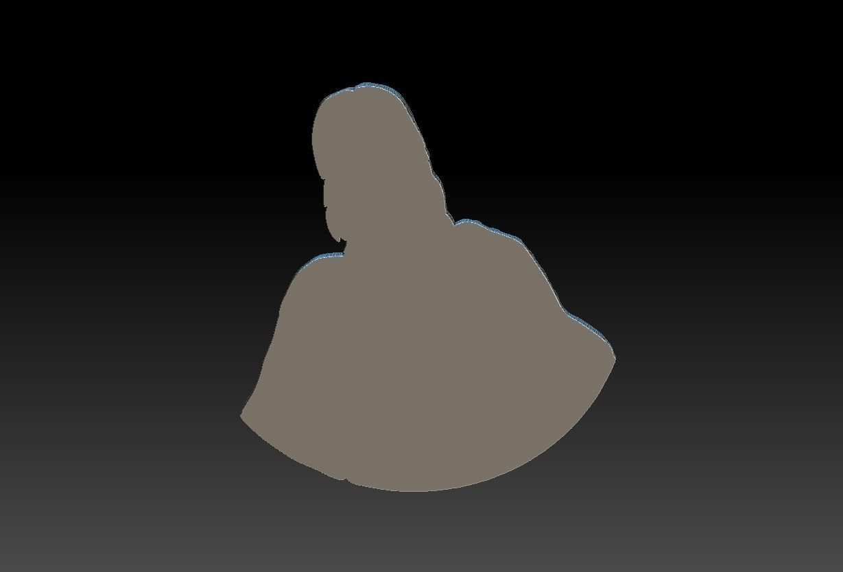 Heart of Jesus  3D print model_4