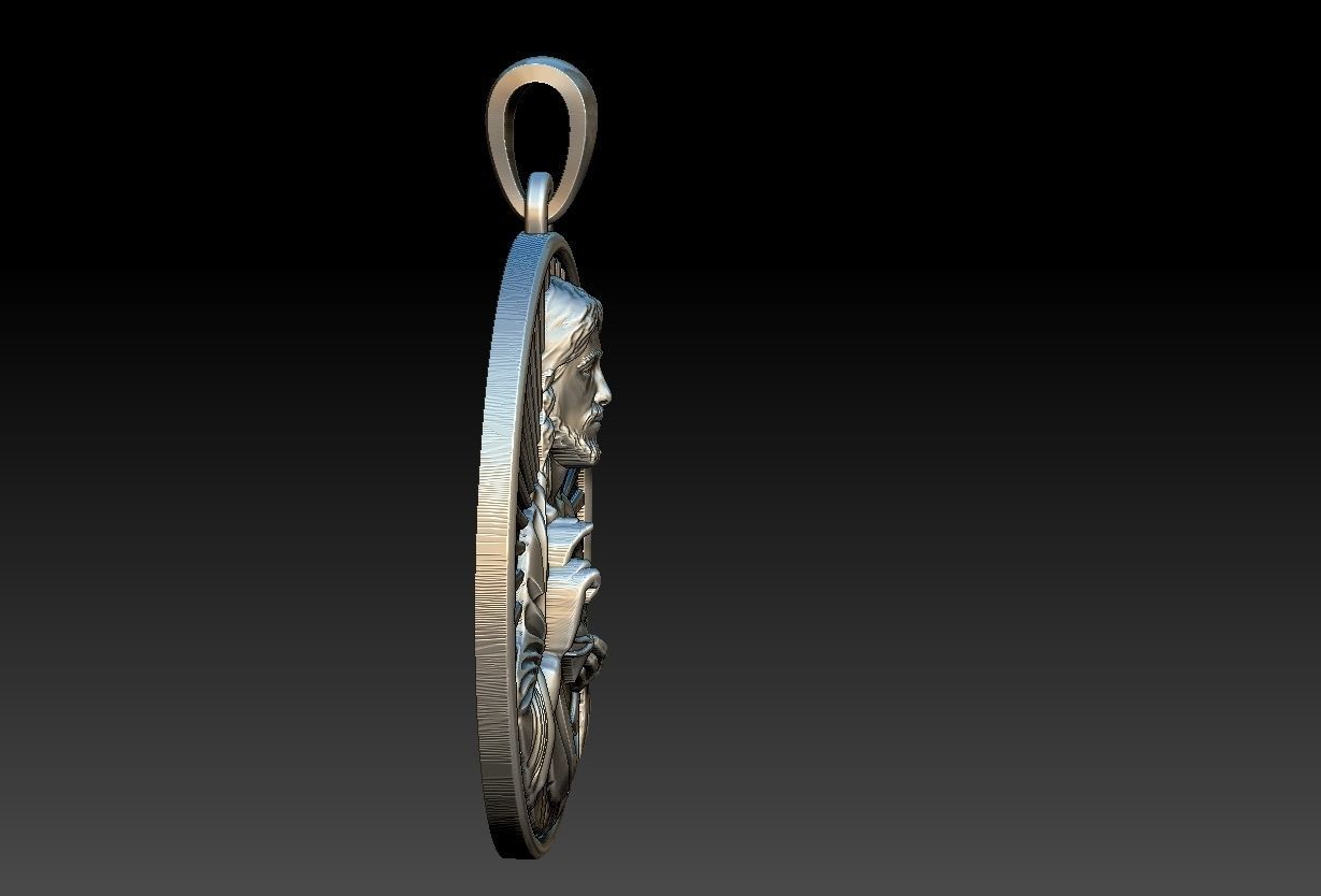 Heart of Jesus  3D print model_9