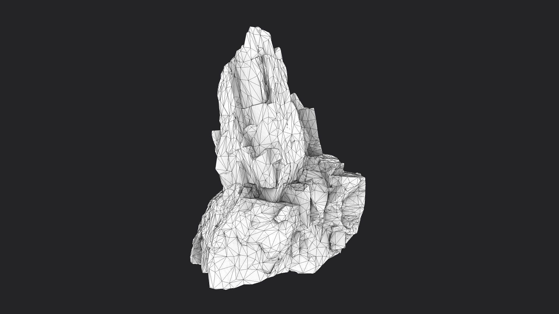 Rock 22-9 Low-poly 3D model_9