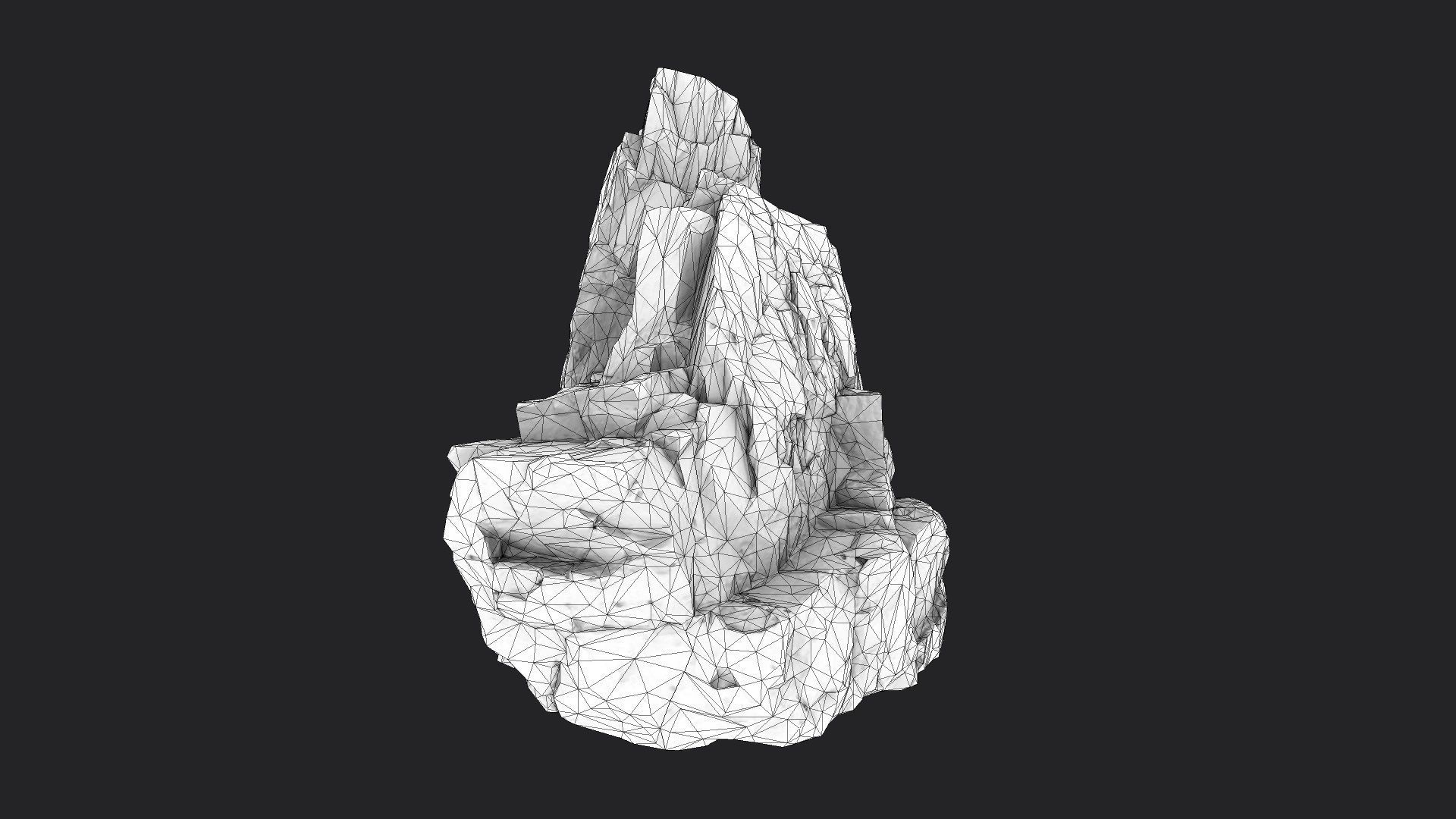 Rock 22-9 Low-poly 3D model_7