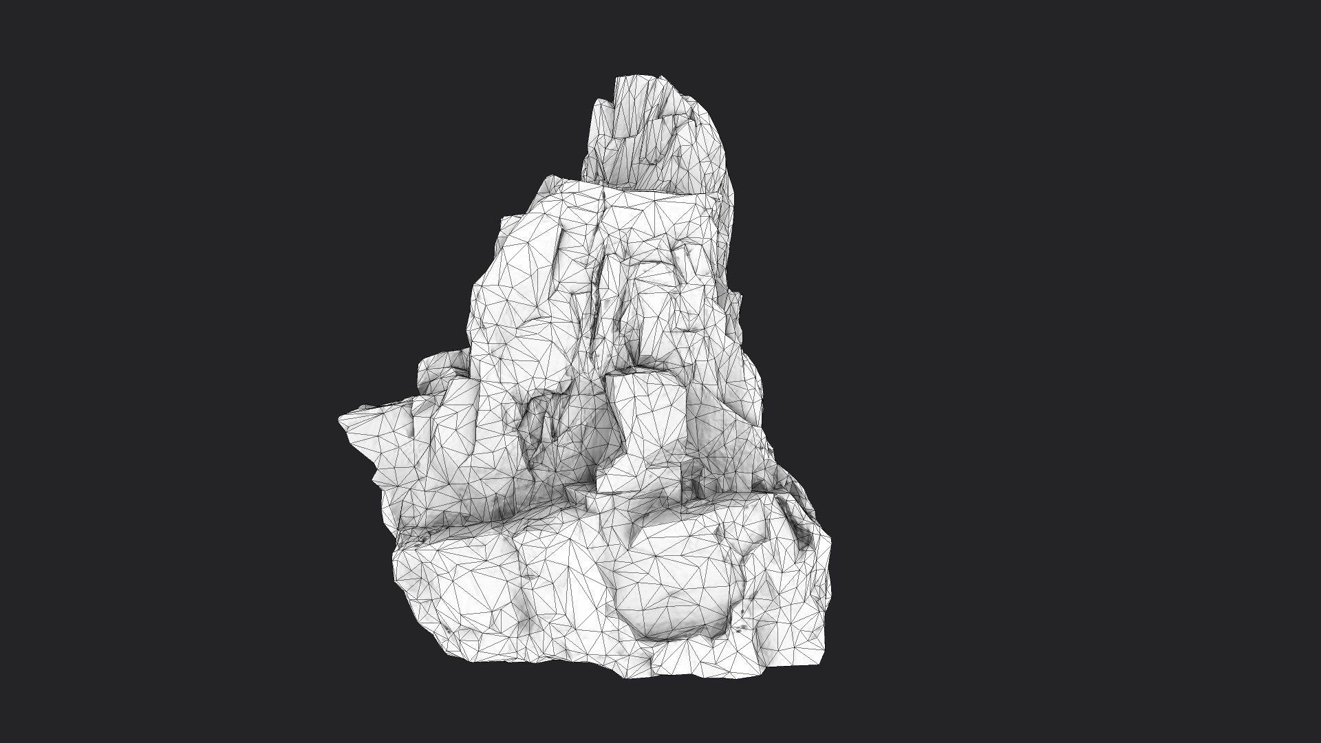Rock 22-9 Low-poly 3D model_6