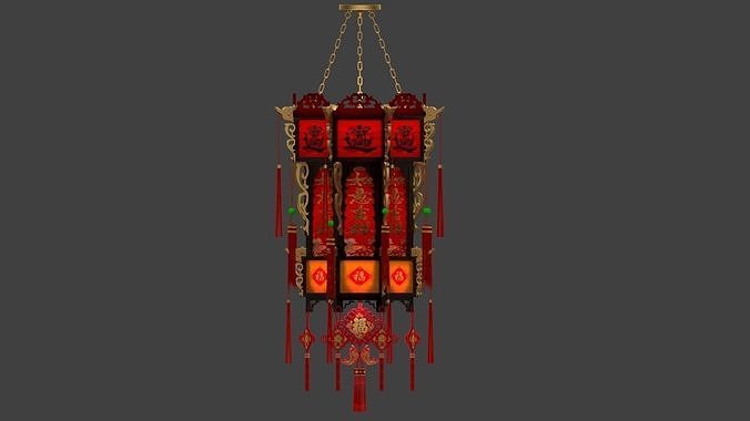Chinese palace lantern 3D model
