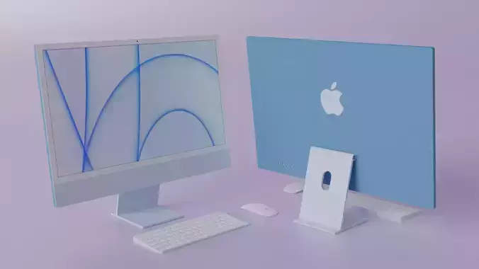 iMac 24-inch 2021 Blue