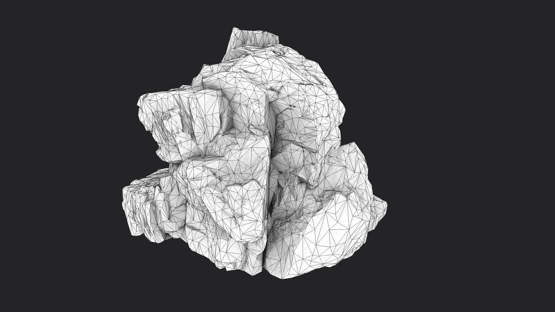 Rock 22-10 Low-poly 3D model_8