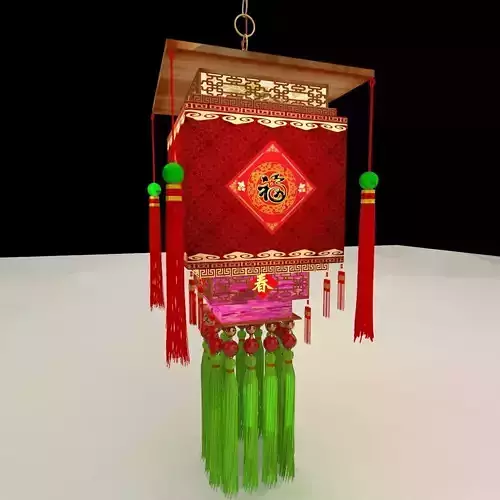 Chinese palace lantern 3D model