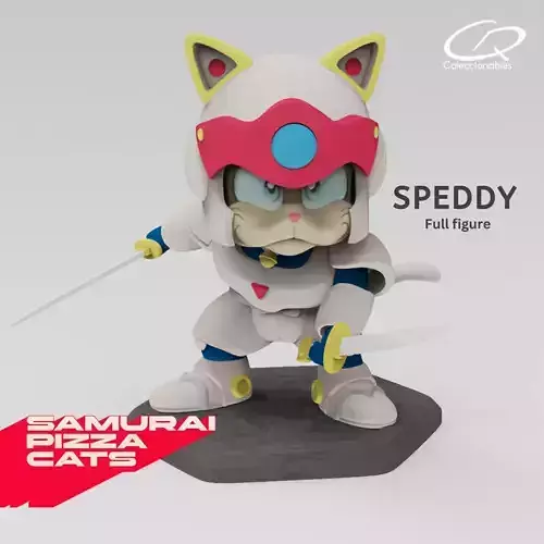 Anime Series - Samurai Pizza Cats - Speedy 3D print model
