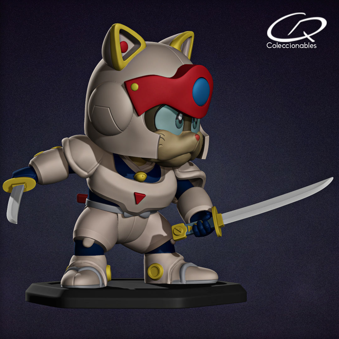 Anime Series - Samurai Pizza Cats - Speedy 3D print model_18