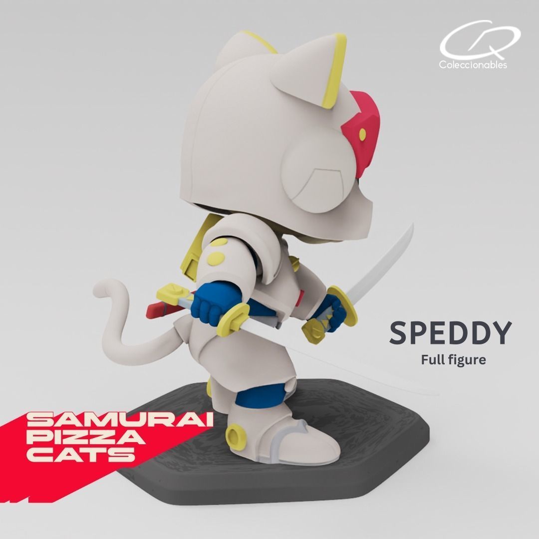 Anime Series - Samurai Pizza Cats - Speedy 3D print model_1