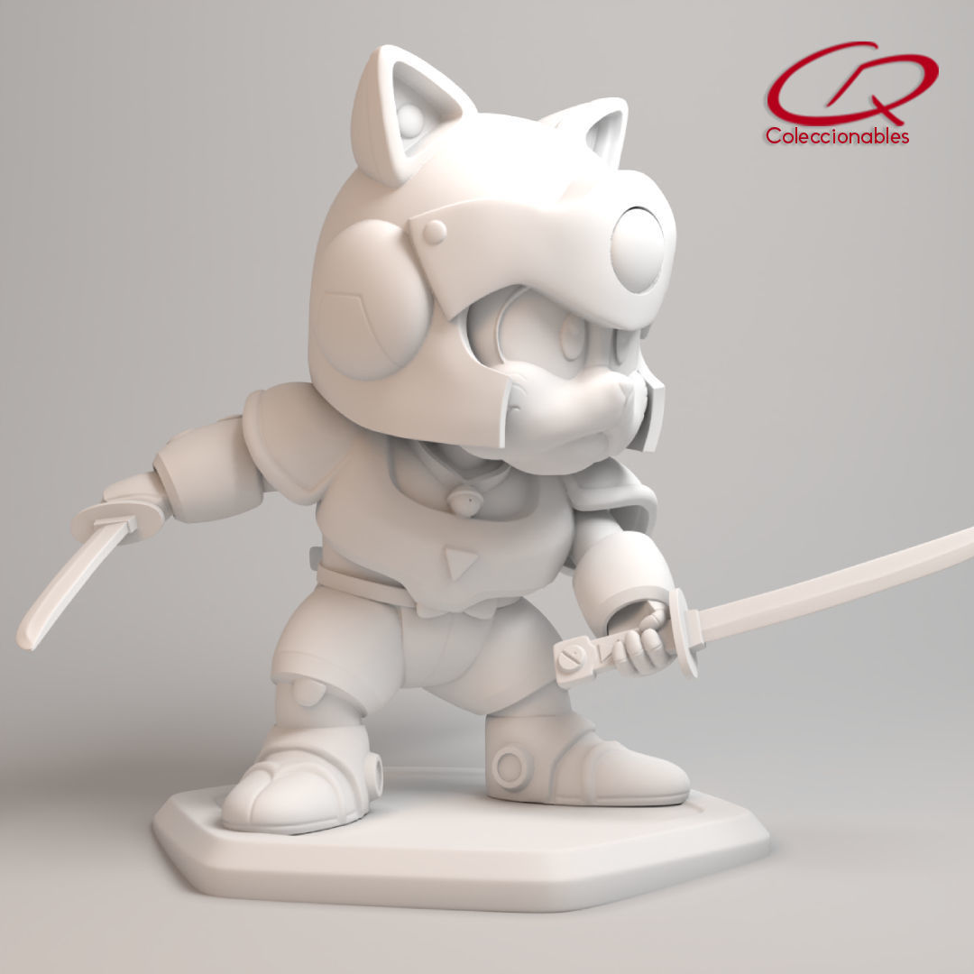 Anime Series - Samurai Pizza Cats - Speedy 3D print model_10