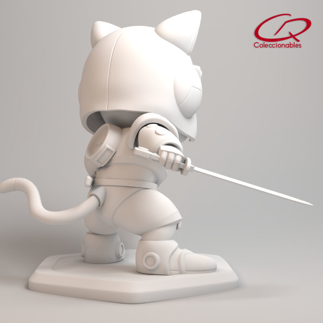Anime Series - Samurai Pizza Cats - Speedy 3D print model_14