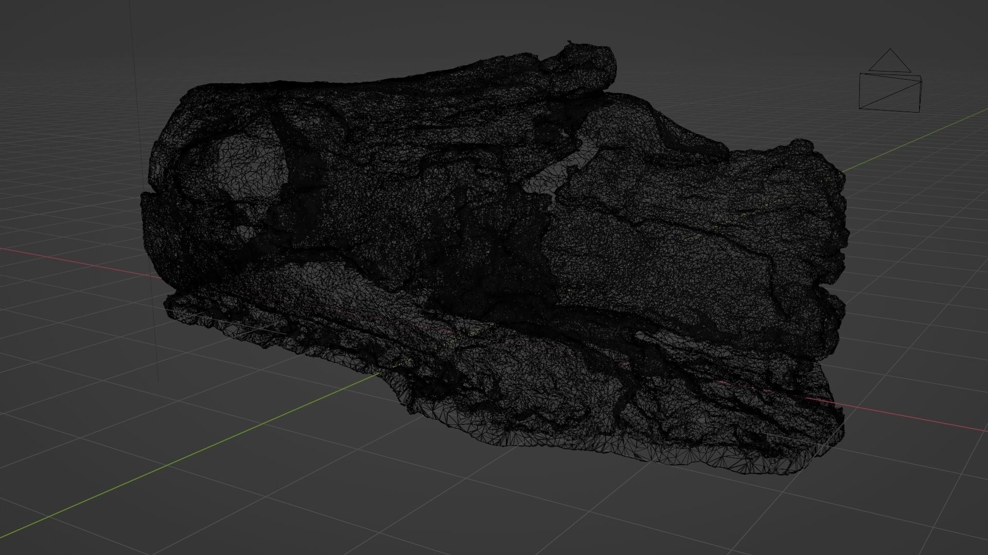 Fallen Rotting Log 3D model_5
