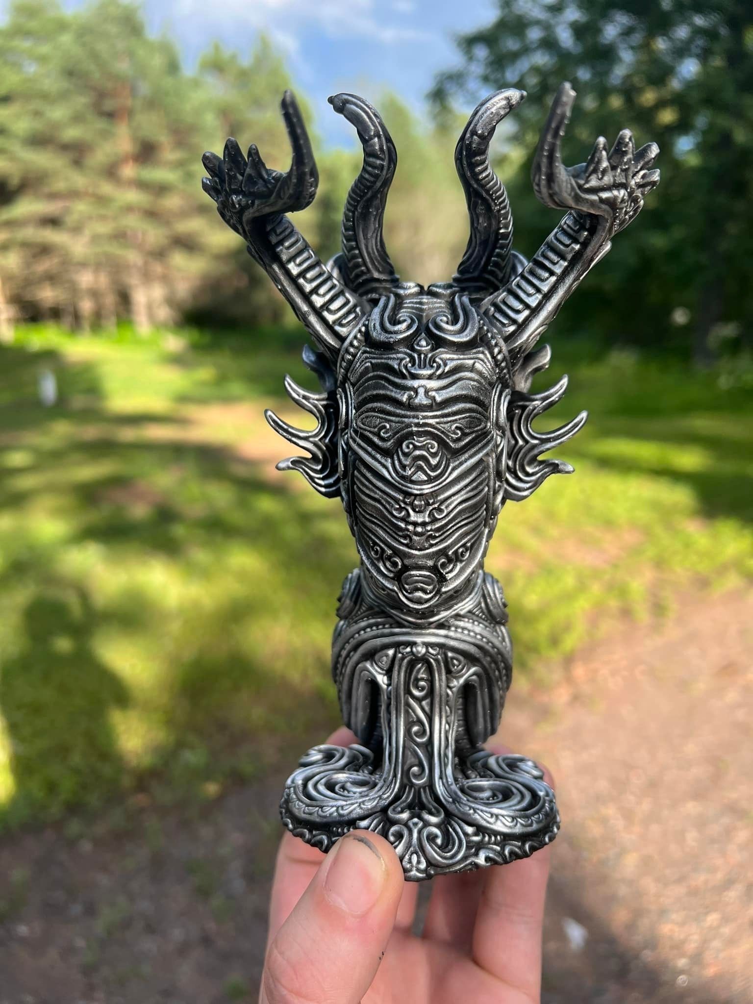 Dragon Bust 3D print model_3