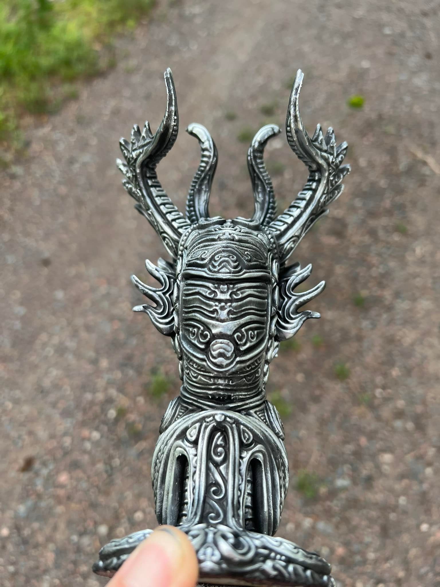 Dragon Bust 3D print model_4