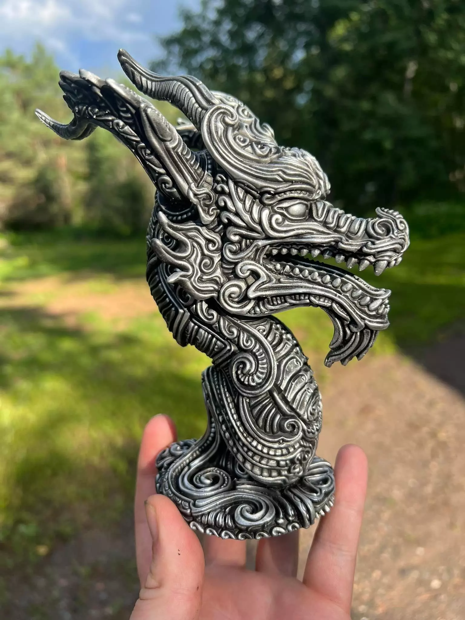 Dragon Bust 3D print model_0
