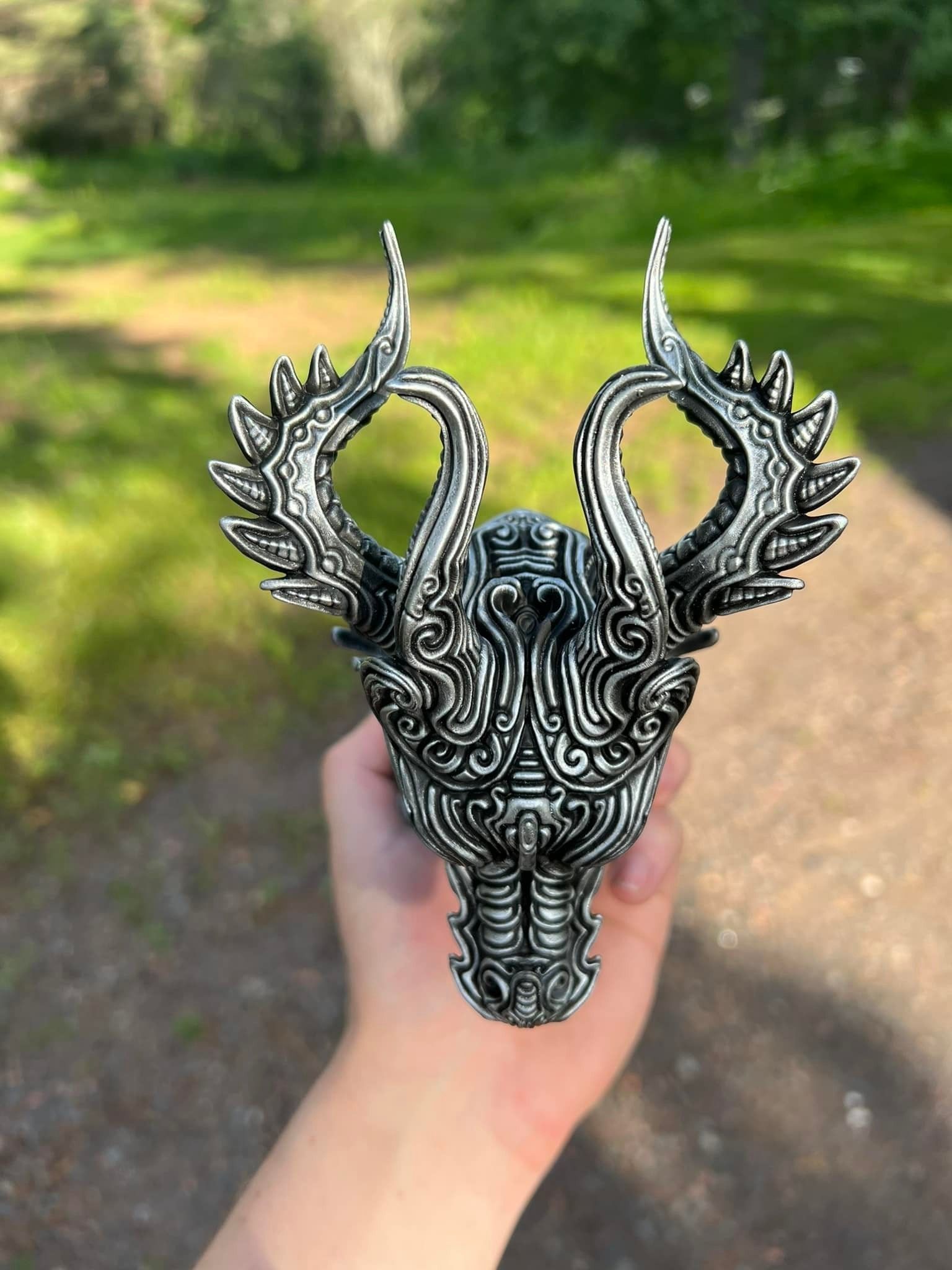 Dragon Bust 3D print model_2