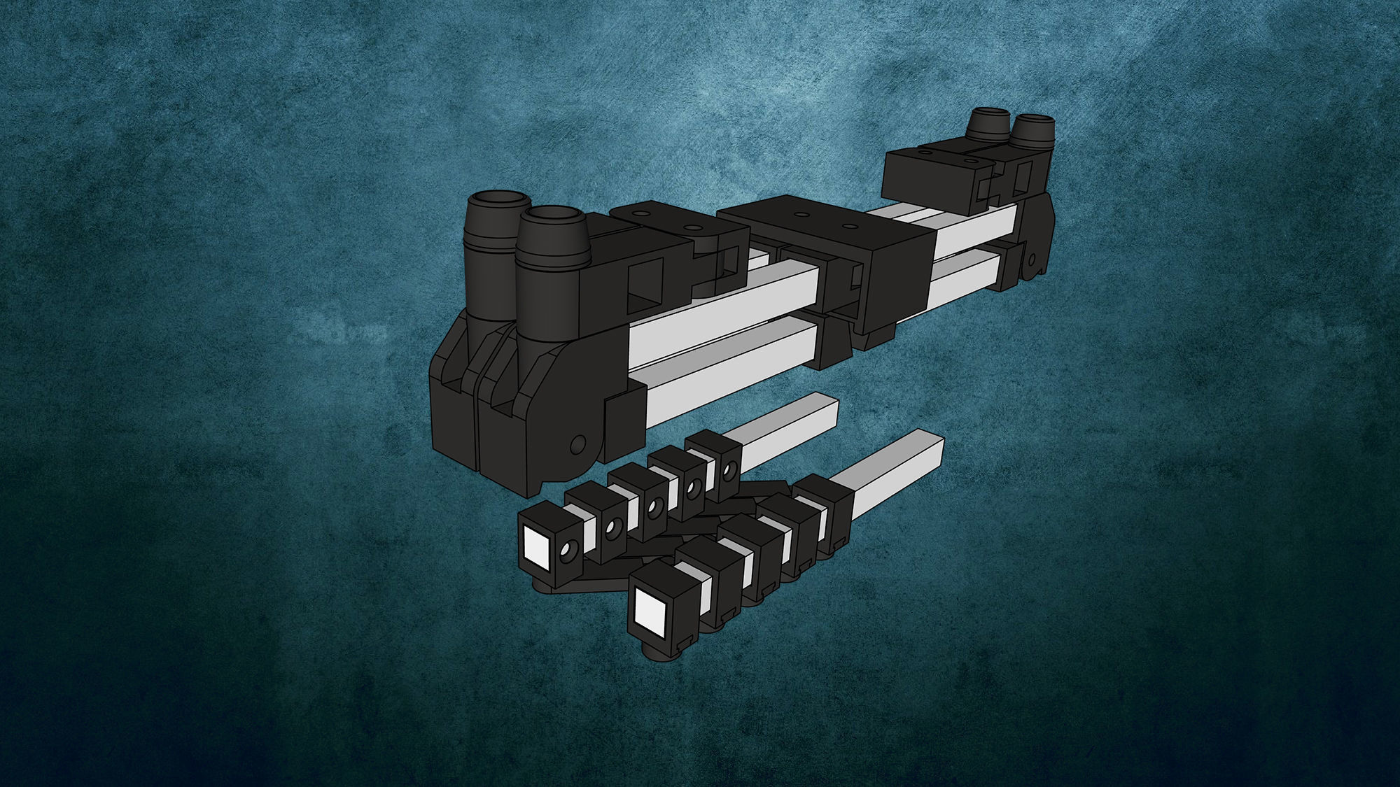 Grillstaender klappbar 3D print model_3
