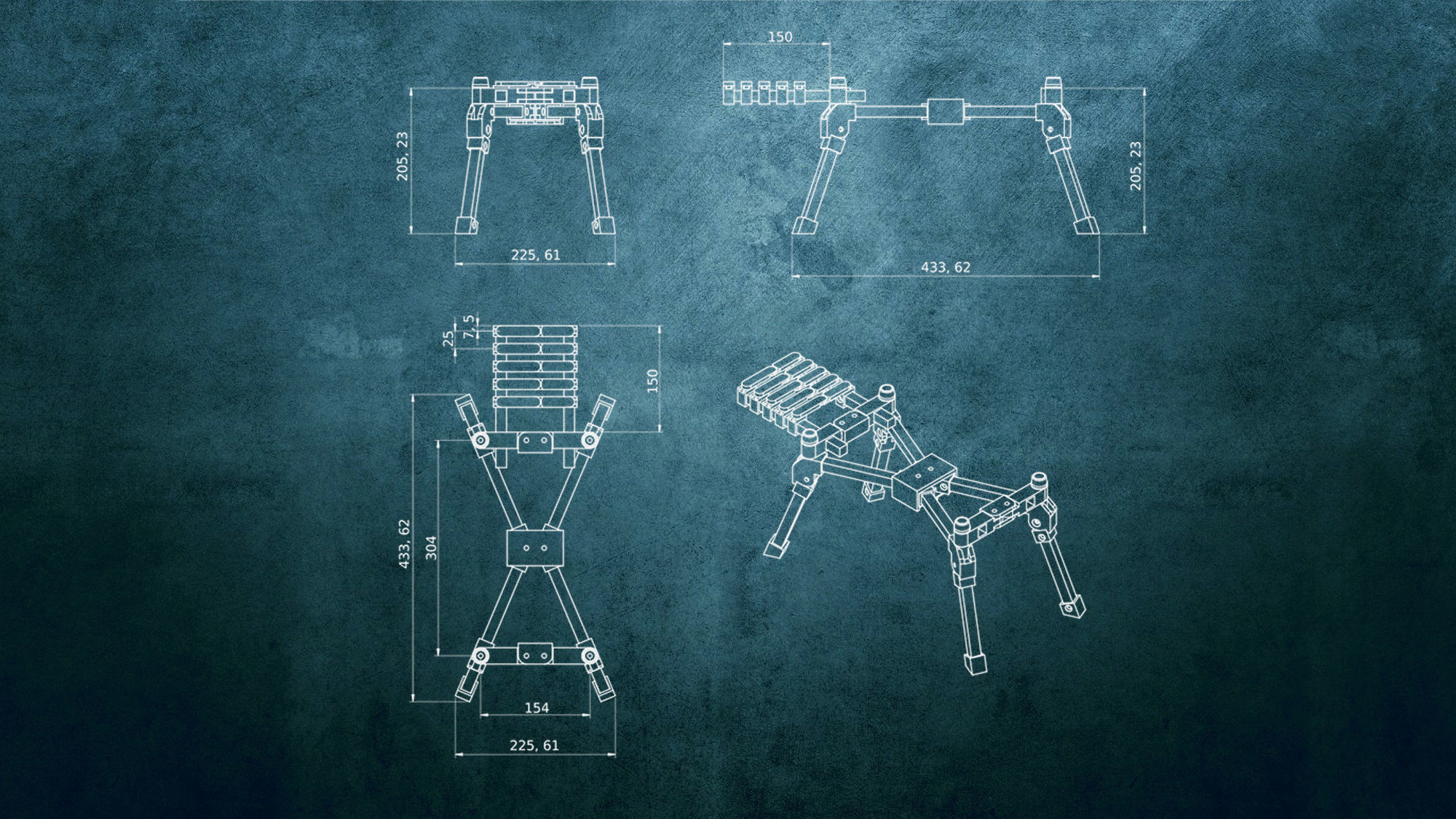 Grillstaender klappbar 3D print model_4