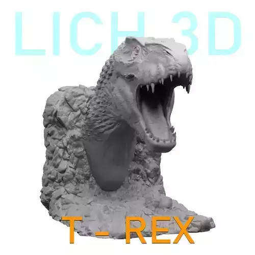 T REX Head - STL  3D print model