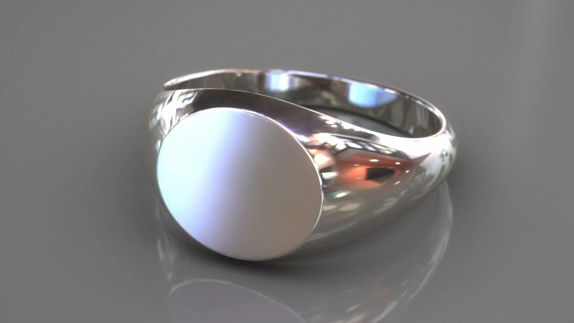 Golden ring 3D print model_0