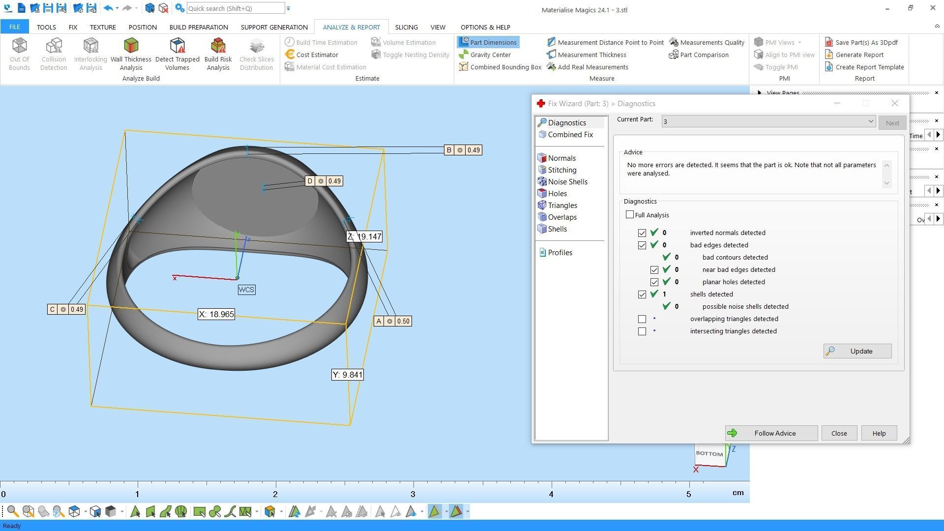 Golden ring 3D print model_14