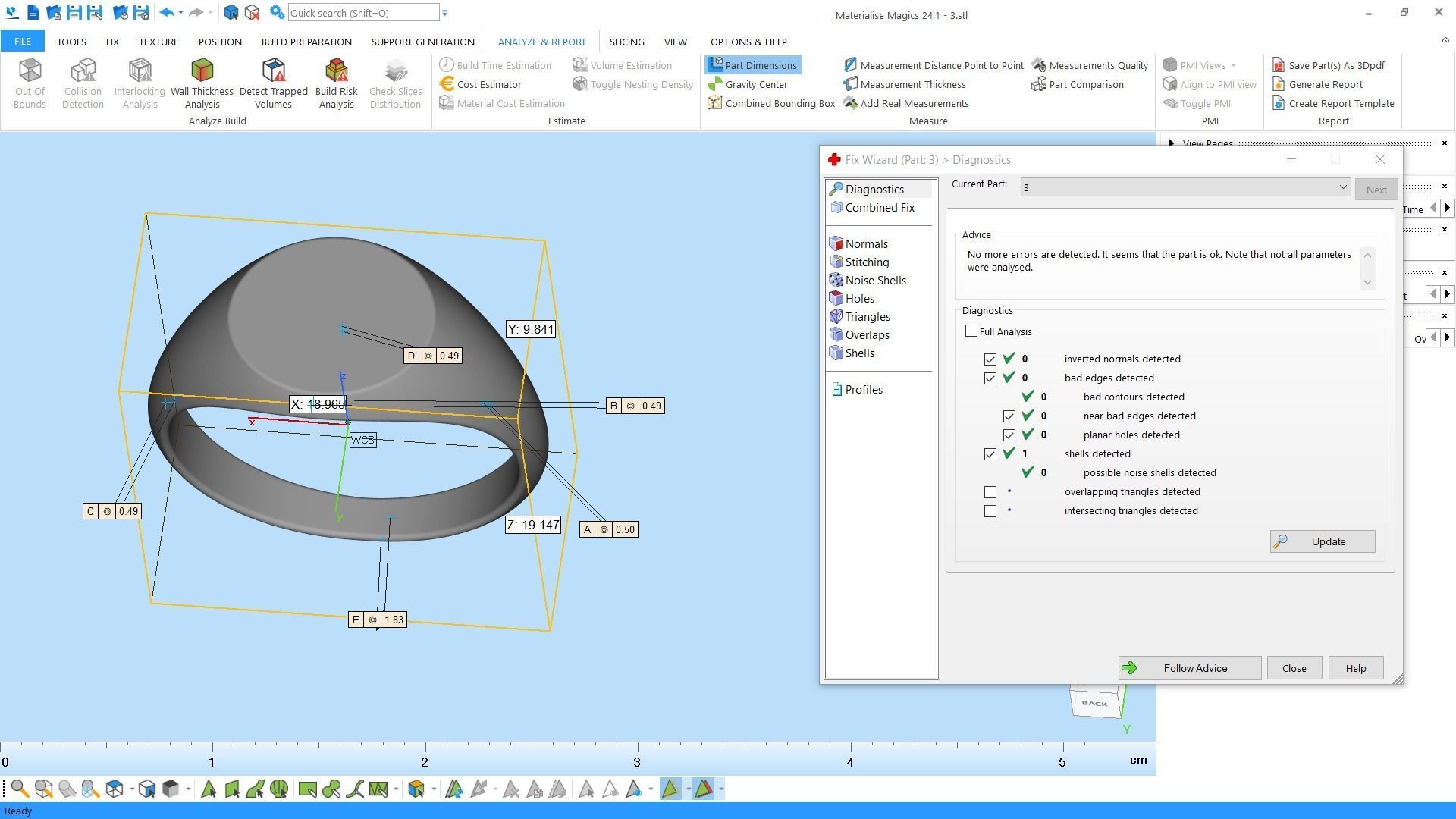 Golden ring 3D print model_16