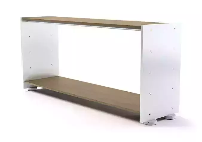 Brown And White Shelf