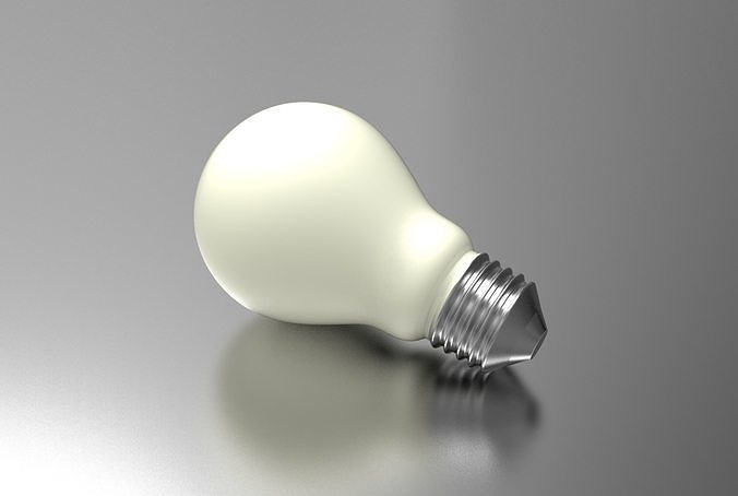 Light bulb 3D print model