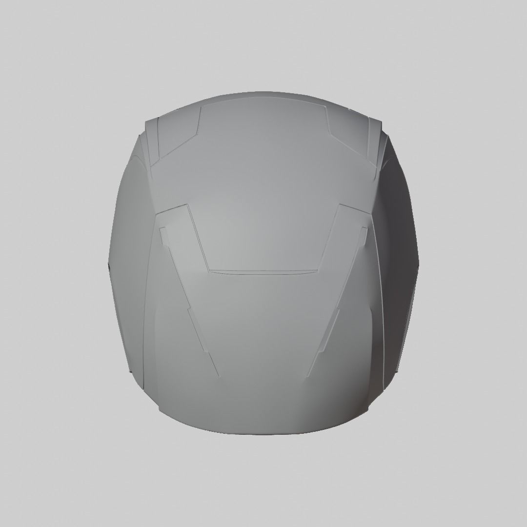 Daredevil cowl 3d printable model with separated eyes and back 3D print model_19