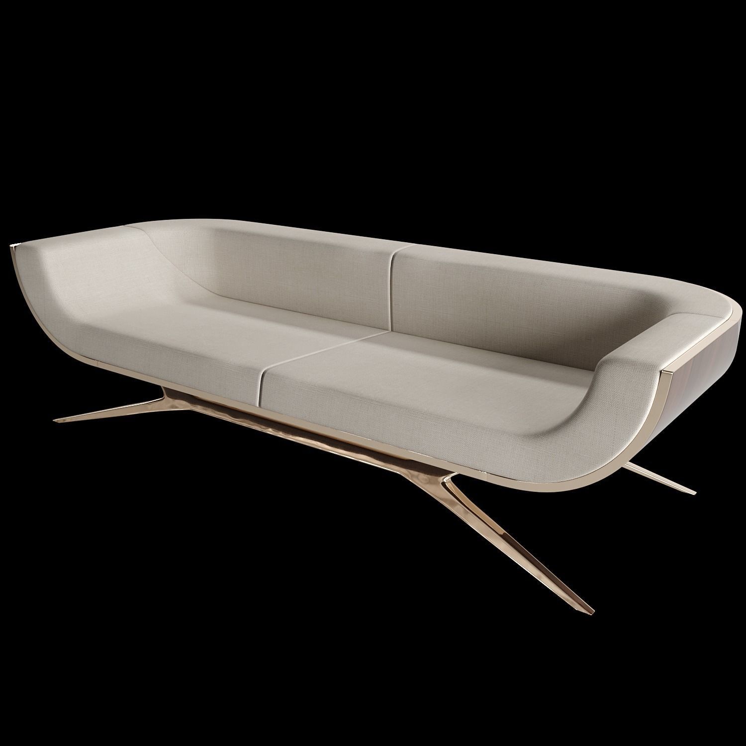 LAZY DAY Classic Three-Seat Sofa By Emotional Objects 3D model_5