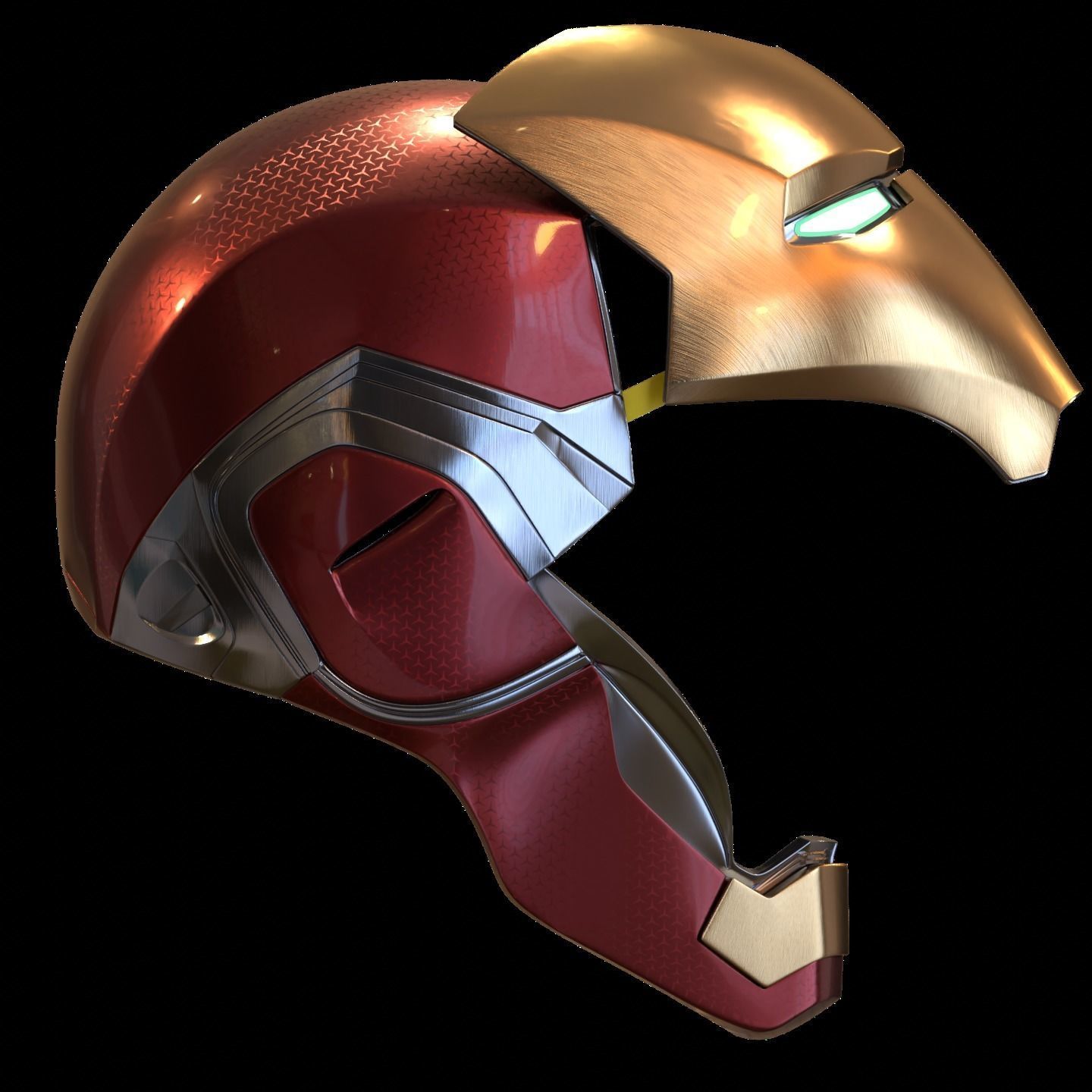 Iron man mk85 3d print model with full motorization 3D print model_4