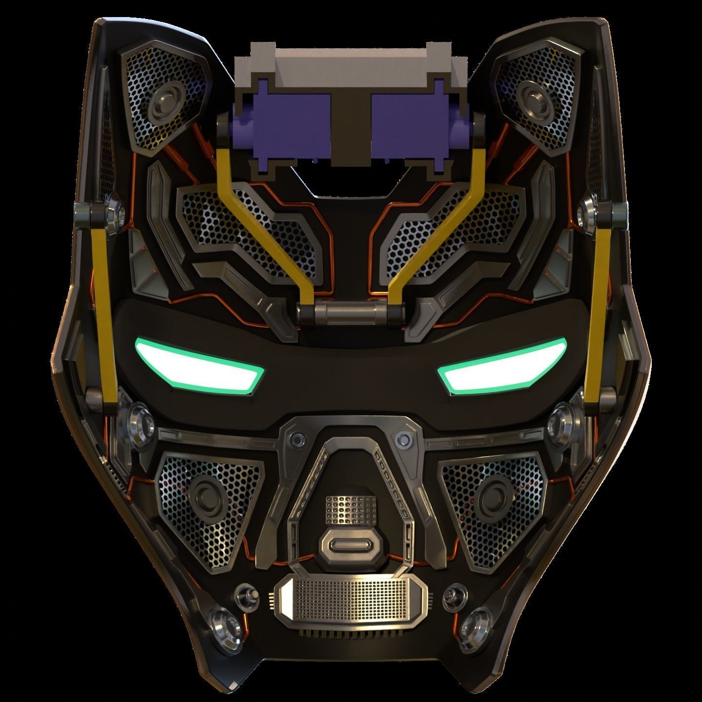 Iron man mk85 3d print model with full motorization 3D print model_6