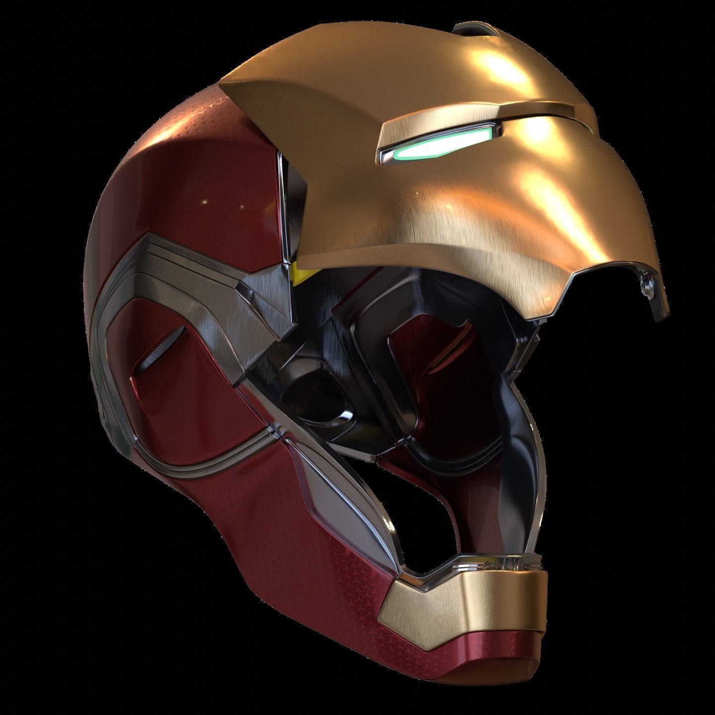 Iron man mk85 3d print model with full motorization 3D print model_2