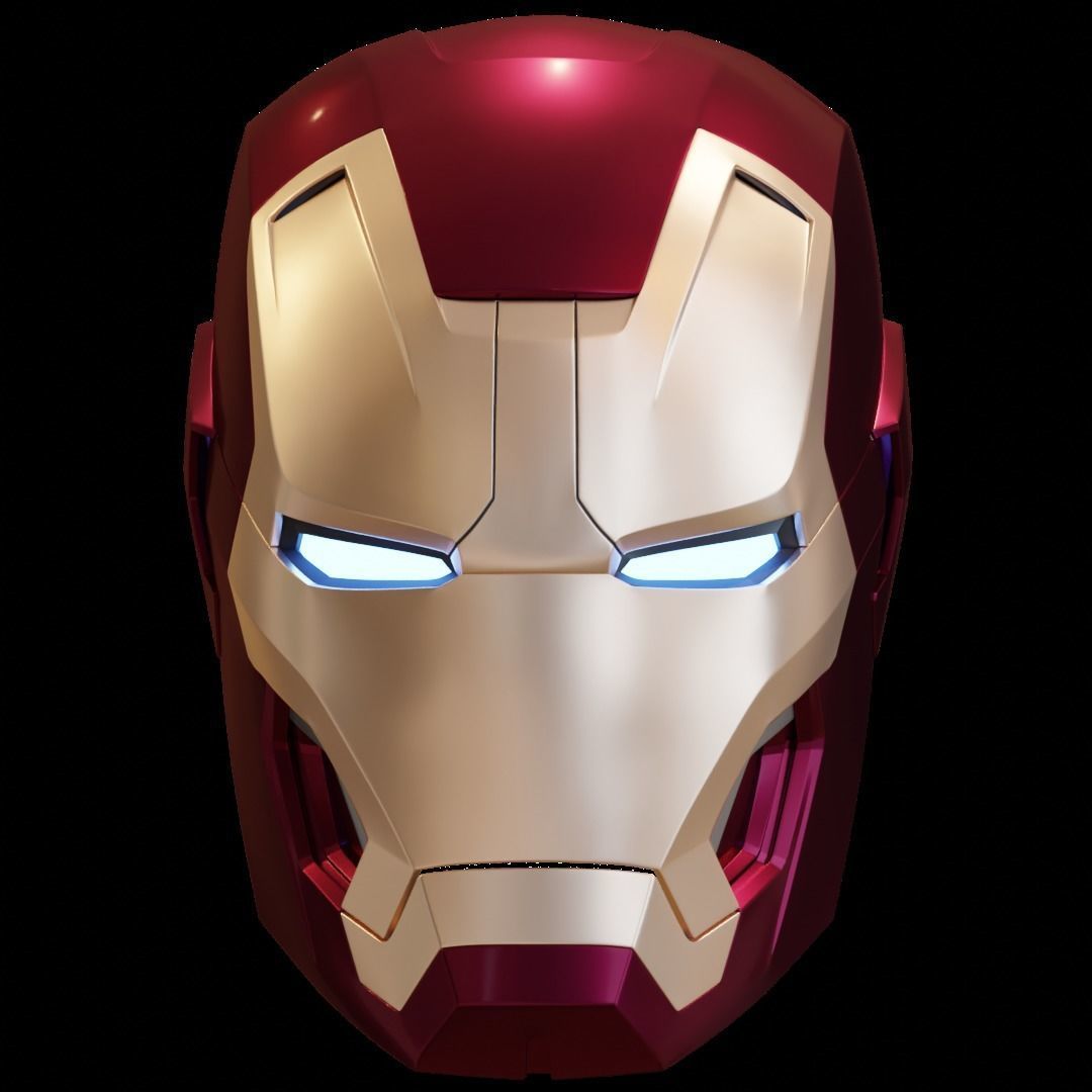 Iron Man mk42 3d printable helmet model 3D print model_4