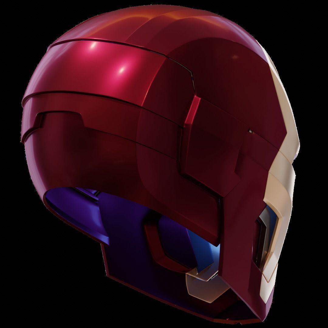 Iron Man mk42 3d printable helmet model 3D print model_2