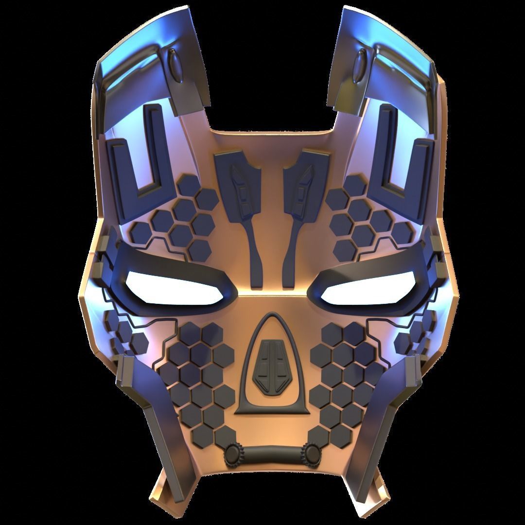 Iron Man mk42 3d printable helmet model 3D print model_6