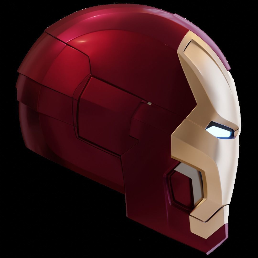 Iron Man mk42 3d printable helmet model 3D print model_1