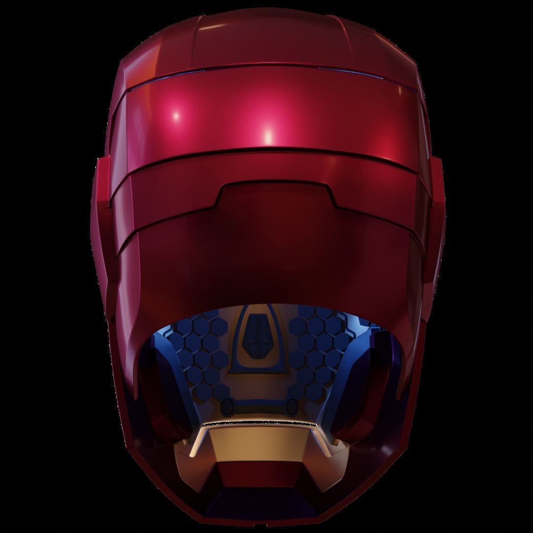 Iron Man mk42 3d printable helmet model 3D print model_3