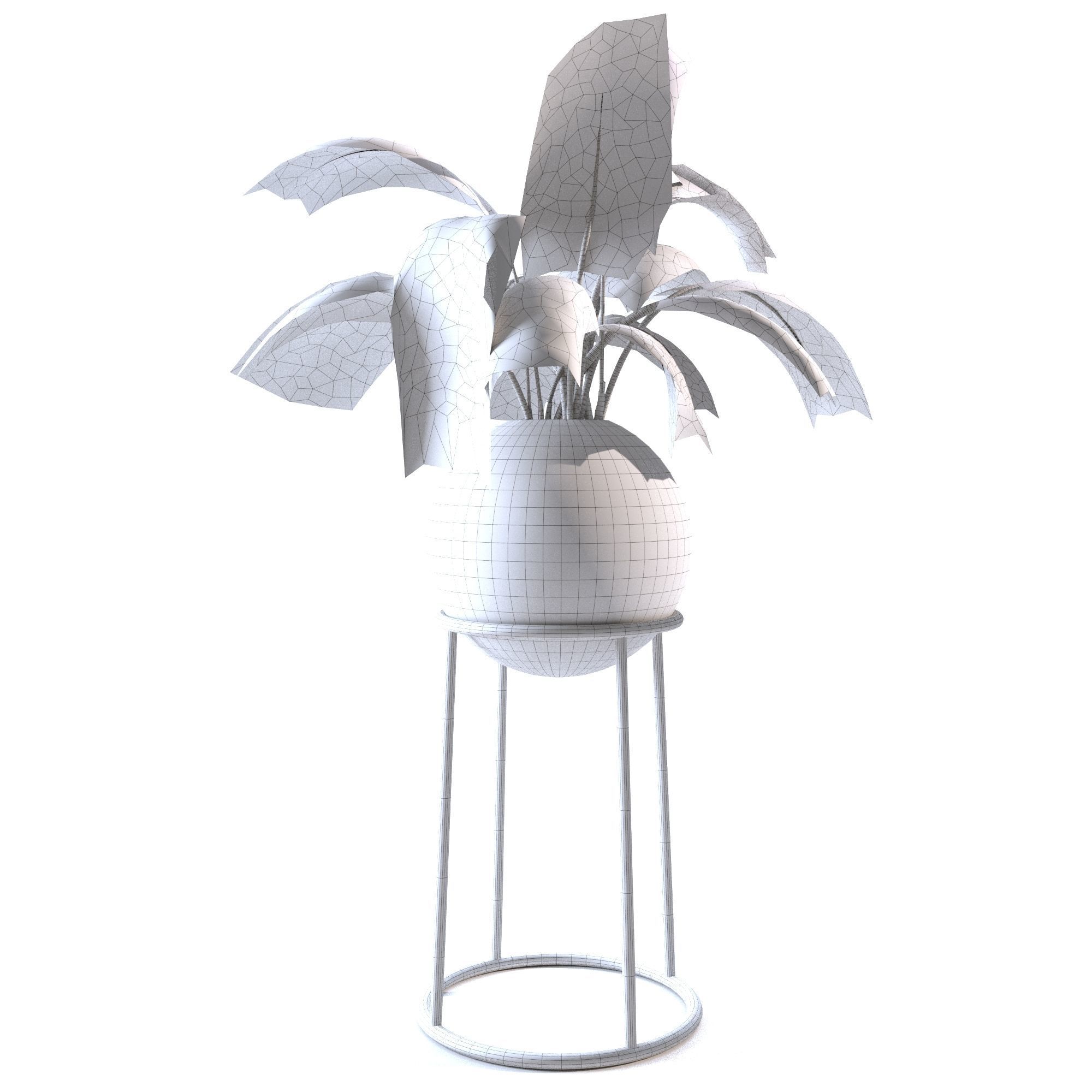 Indoor Plants Collection - Set 01 3D model_8