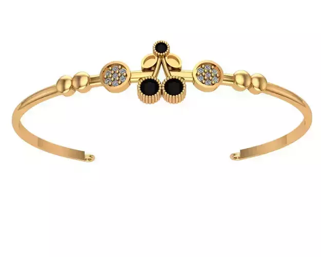 bracelet14 gold bangle with stones
