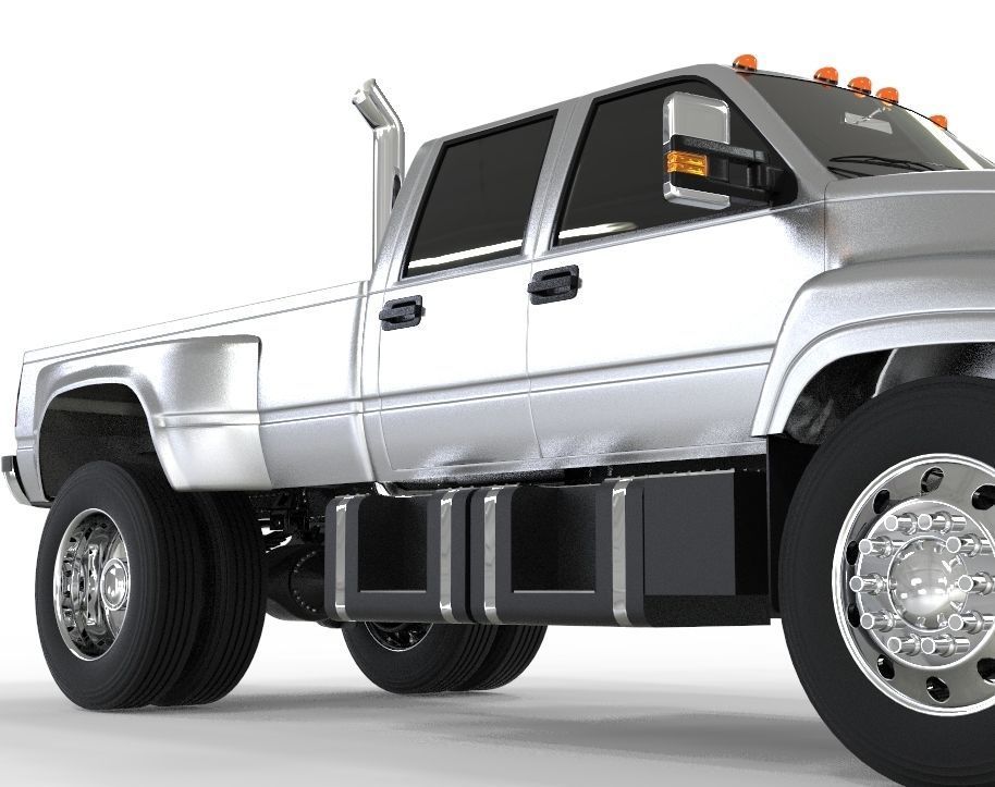 1998 Chevrolet Kodiak Double Cab Custom Edition 3D model_3