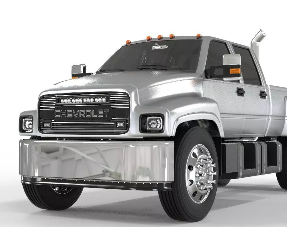 1998 Chevrolet Kodiak Double Cab Custom Edition 3D model_0