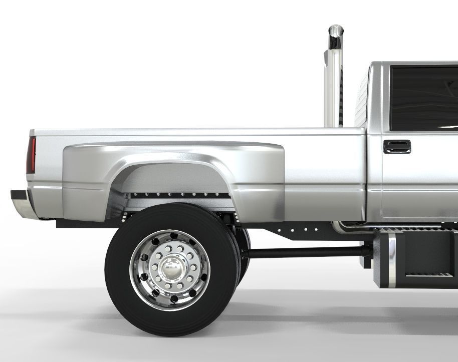 1998 Chevrolet Kodiak Double Cab Custom Edition 3D model_4