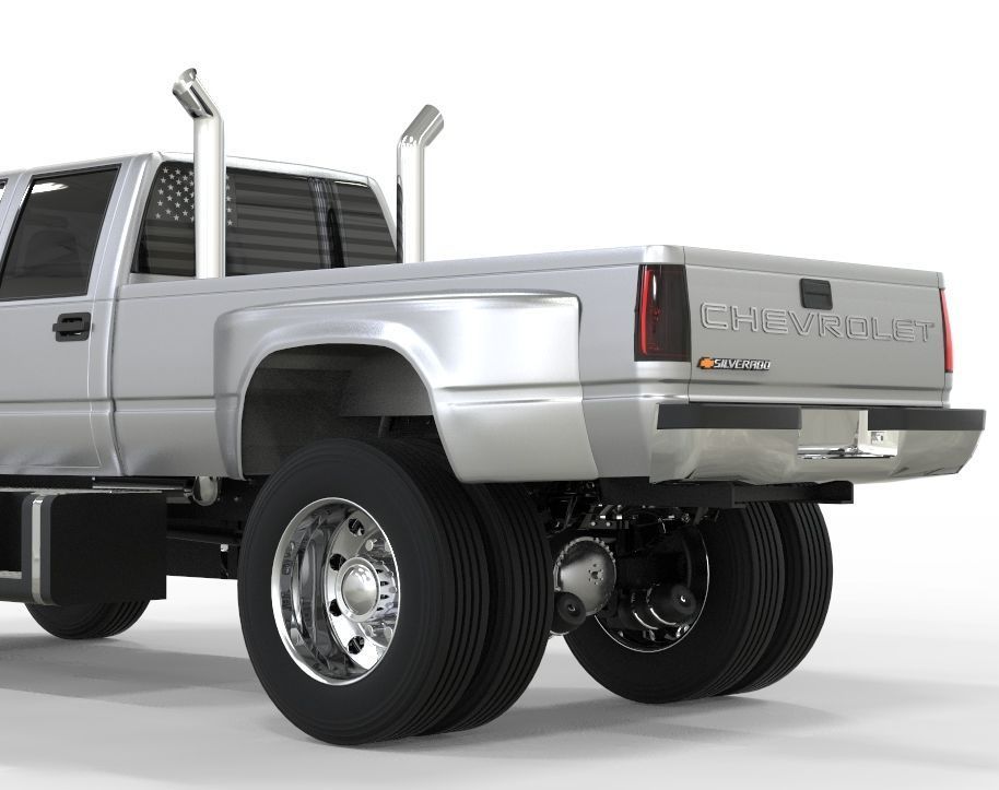 1998 Chevrolet Kodiak Double Cab Custom Edition 3D model_5