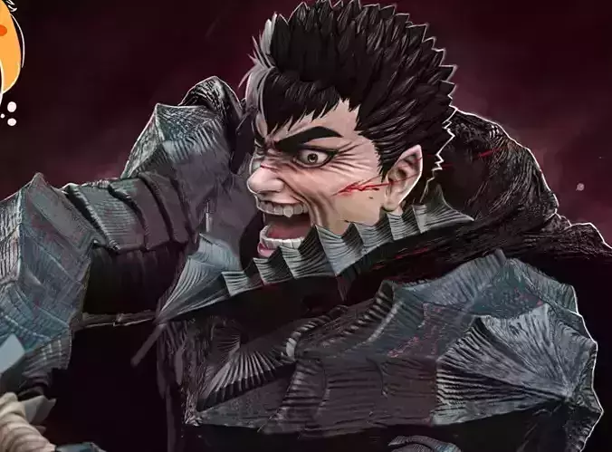 Guts - Berserk Version 2 3D print model