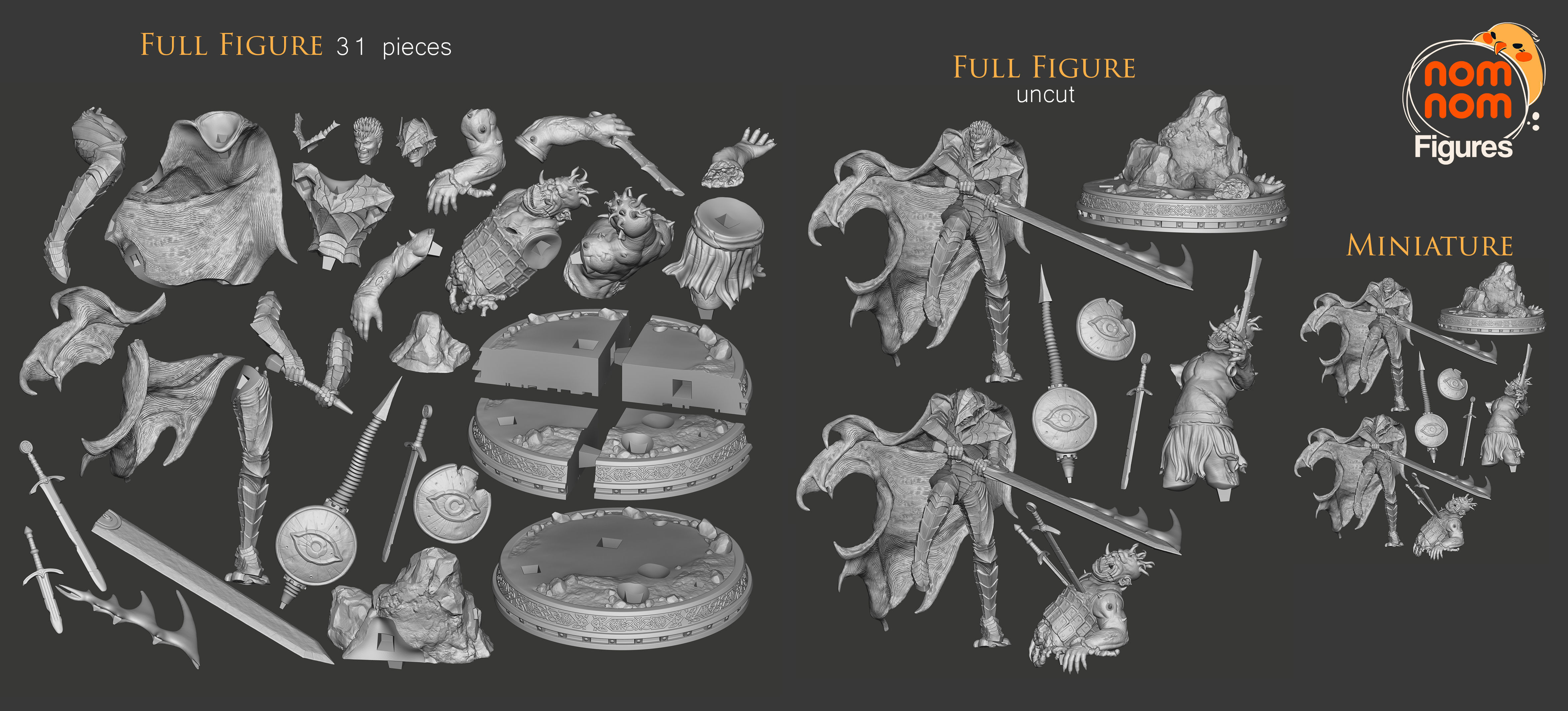 Guts - Berserk Version 2 3D print model_2