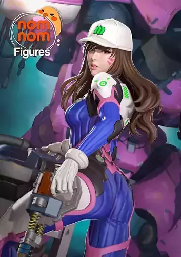 DVA - Overwatch 3D print model