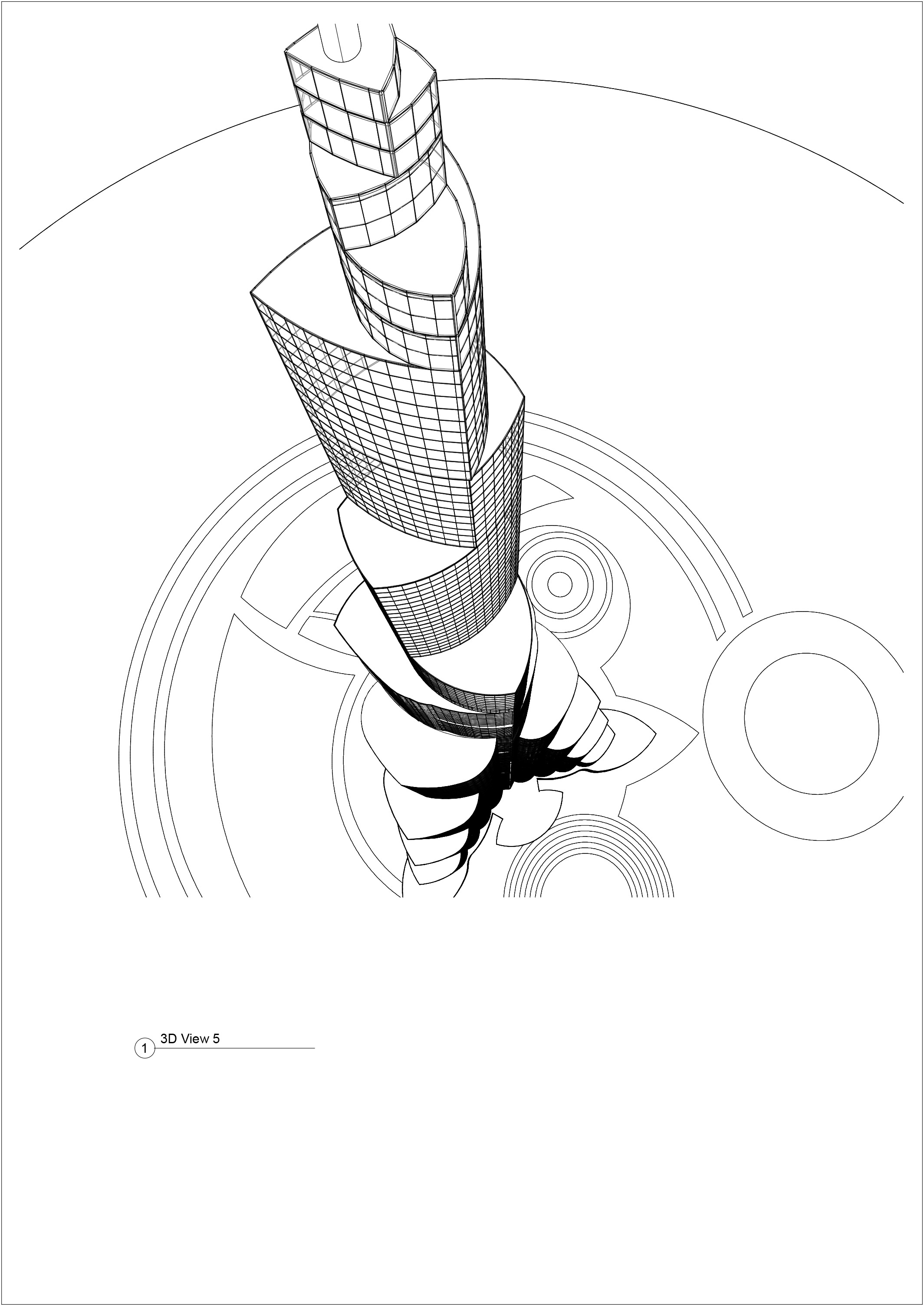 Burj Khalifa Revit  3D model_4