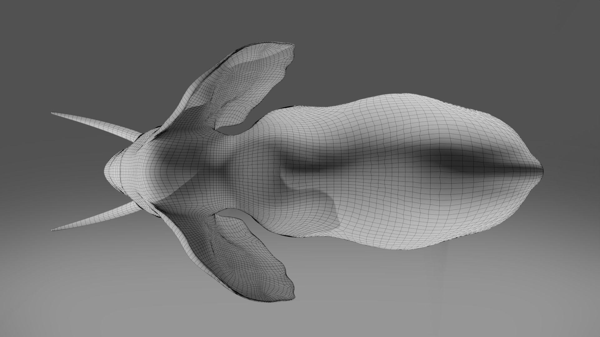 Fur Elephant NO Rigged in Blender Zbrush Low-poly 3D model_25