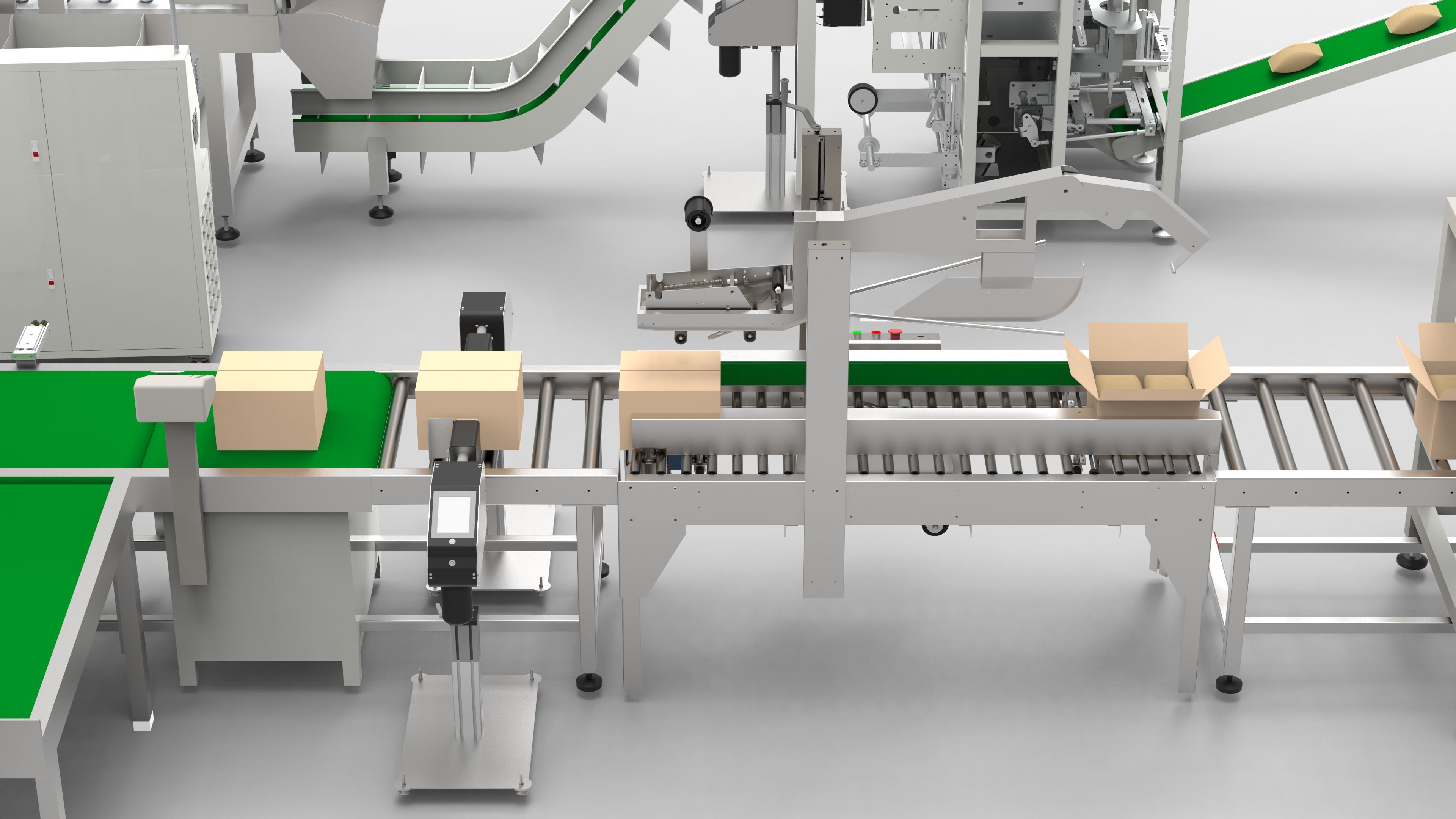 Automatic Plastic Parts Production Line 3D model_13