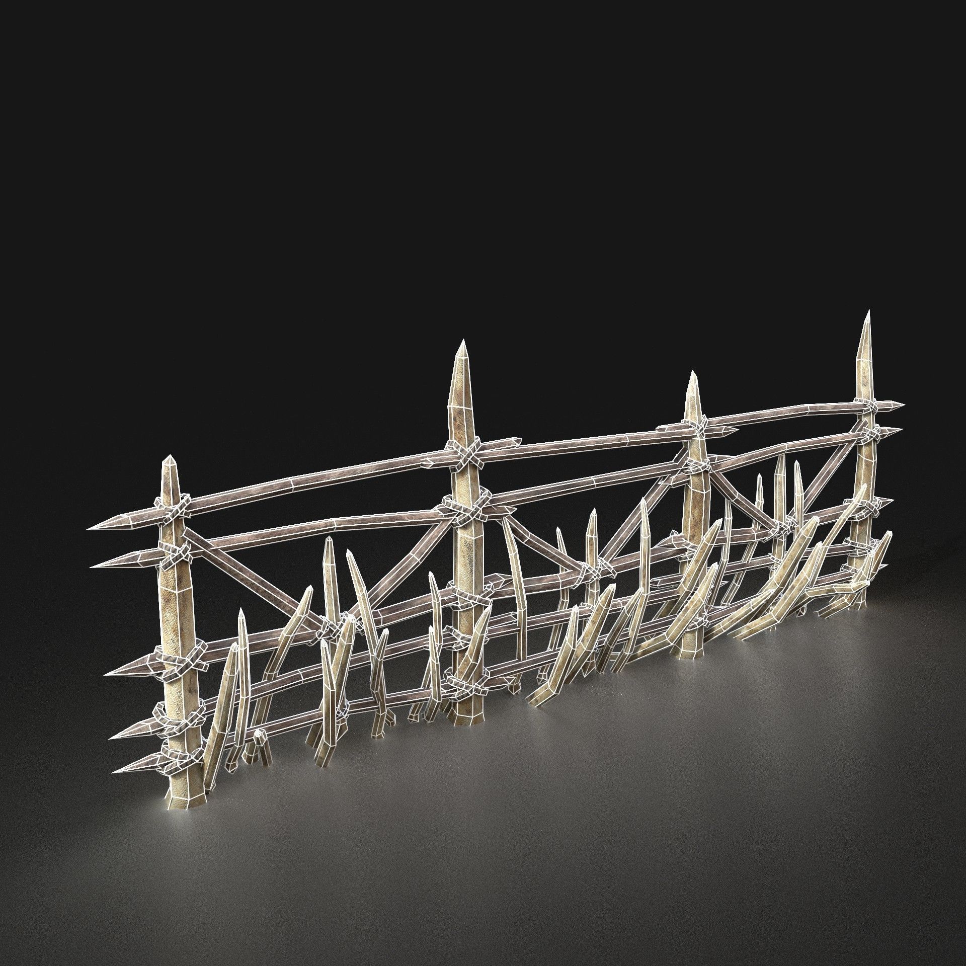 Orc Camp Primal Men Hunter Ancient Huts Builder Pack AAA NEXTGEN Low-poly 3D model_105